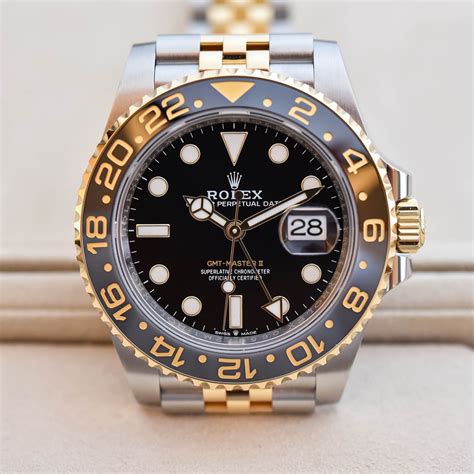 rolex gmt master 2 gold weight